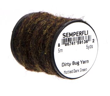 SemperFli Dirty Bug Yarn Mottled Dark Green